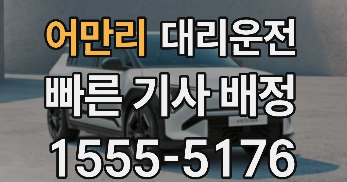 일일대리기사