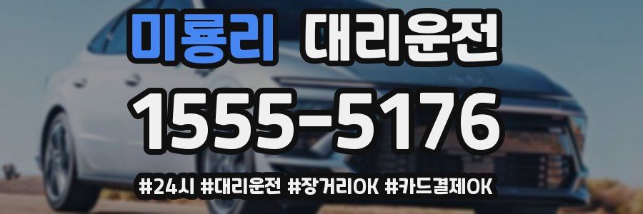 미룡리 대리운전