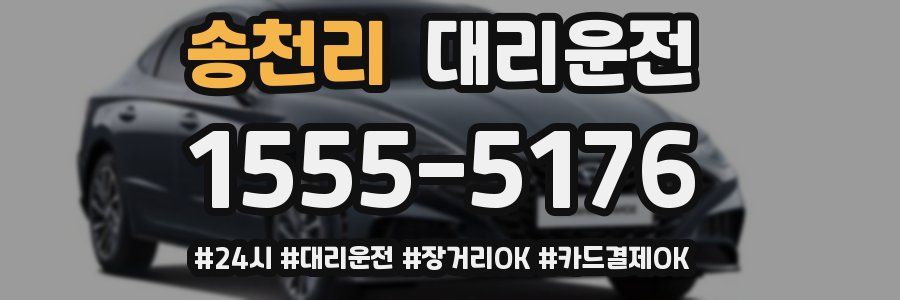 송천리 대리운전