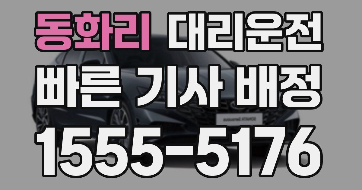 일일대리기사