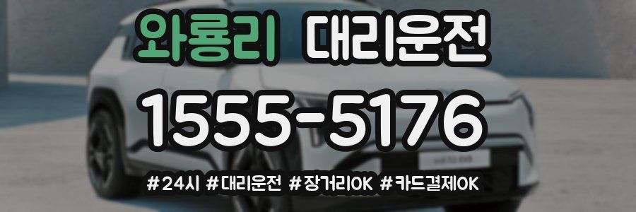 와룡리 대리운전