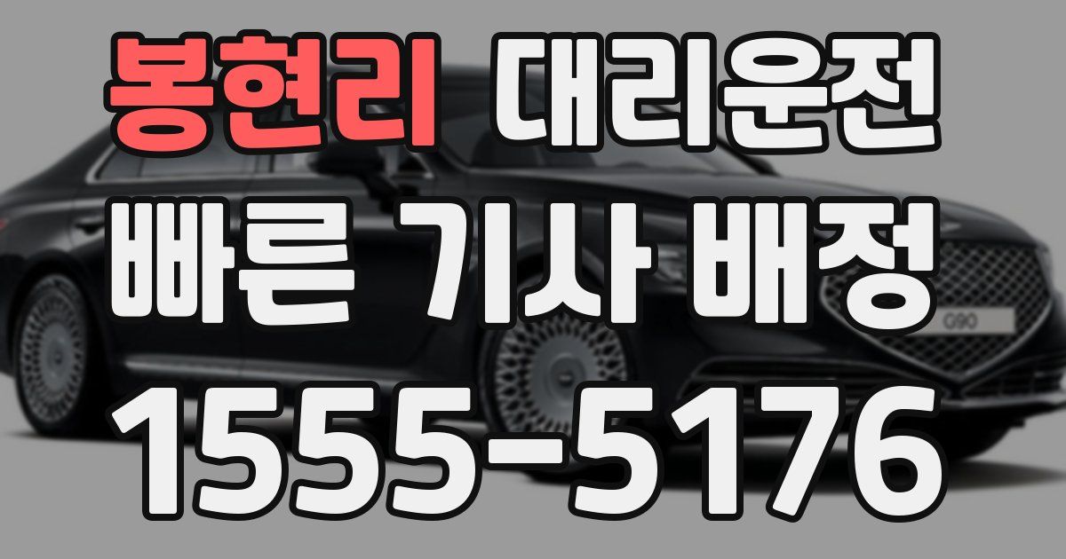 일일대리기사