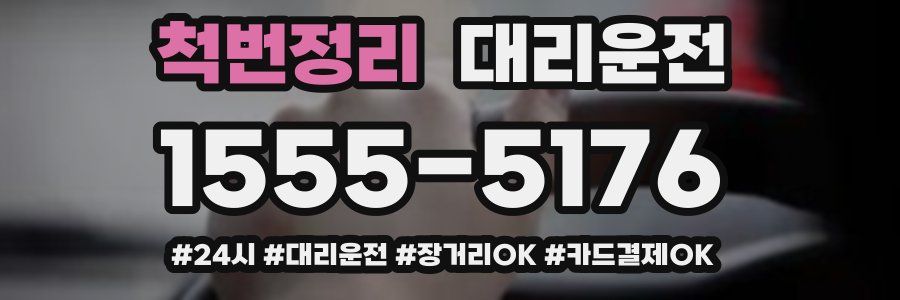 척번정리 대리운전