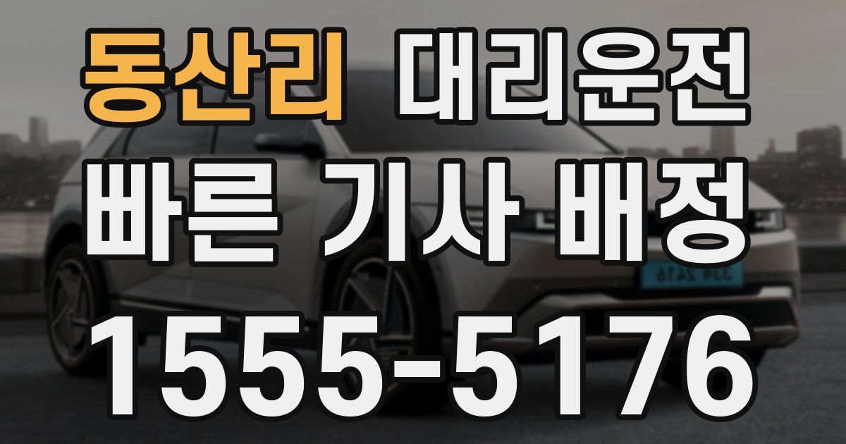 일일대리기사
