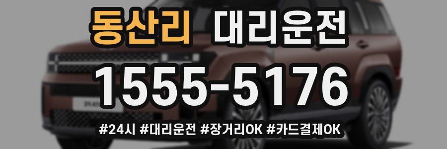 동산리 대리운전