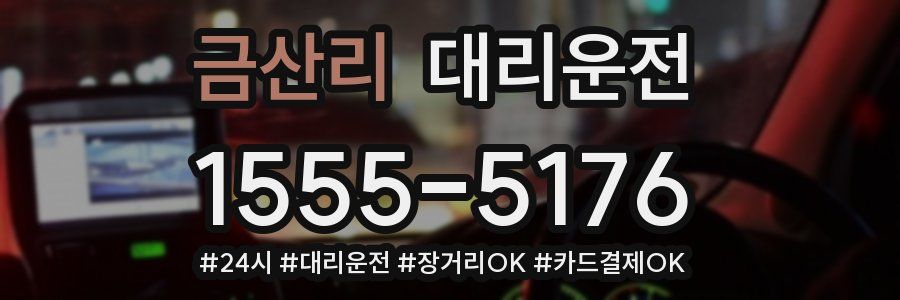 금산리 대리운전