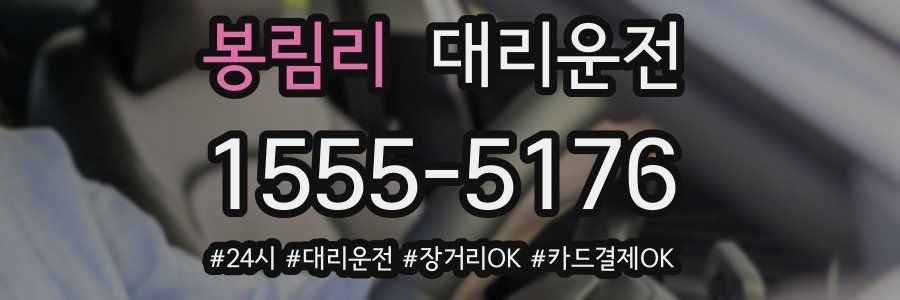 봉림리 대리운전