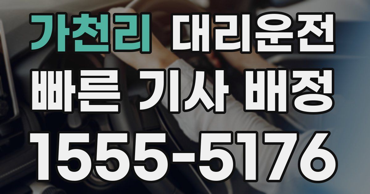 일일대리기사