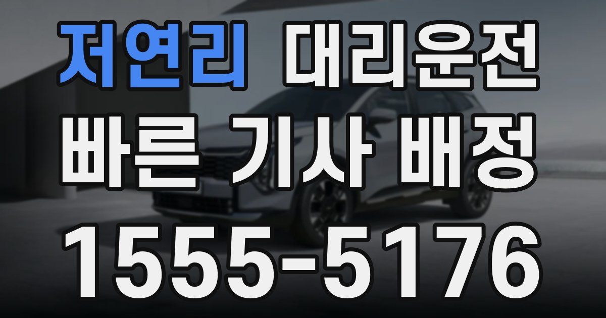 일일대리기사