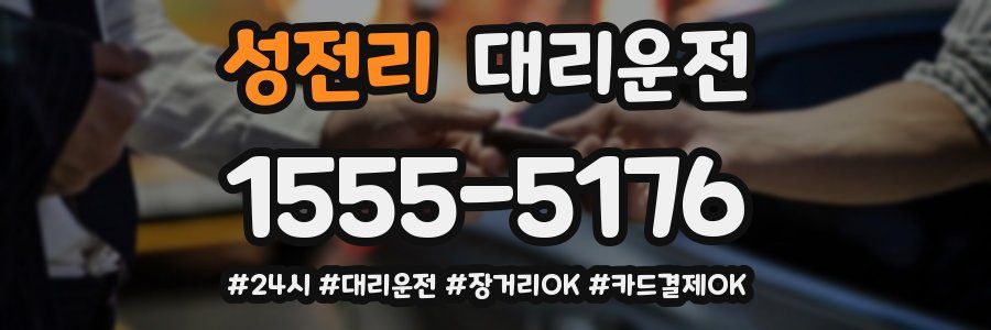 성전리 대리운전