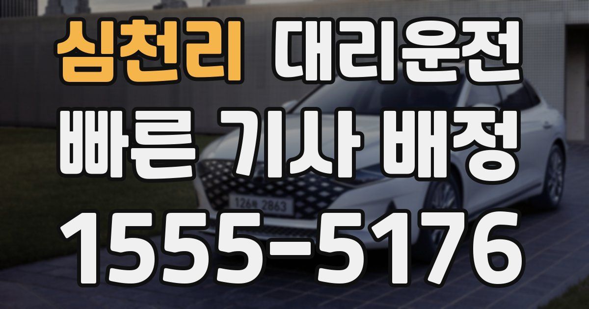일일대리기사