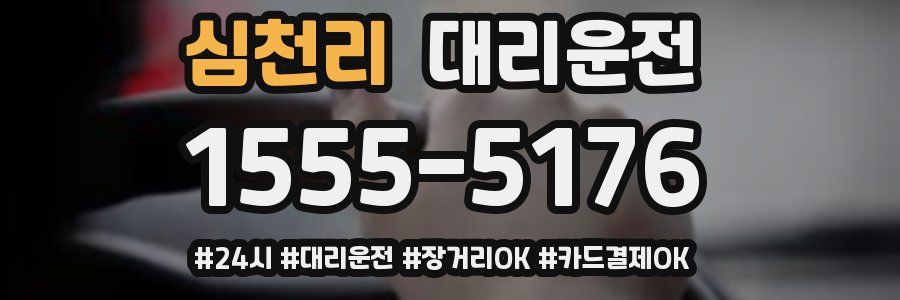 심천리 대리운전