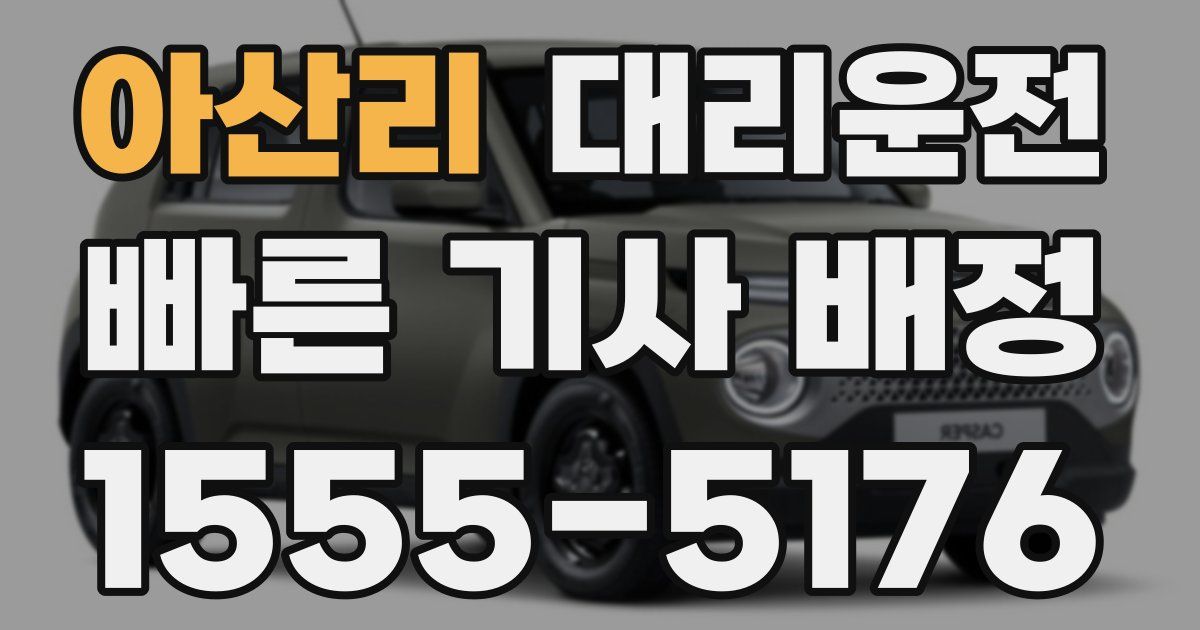 일일대리기사
