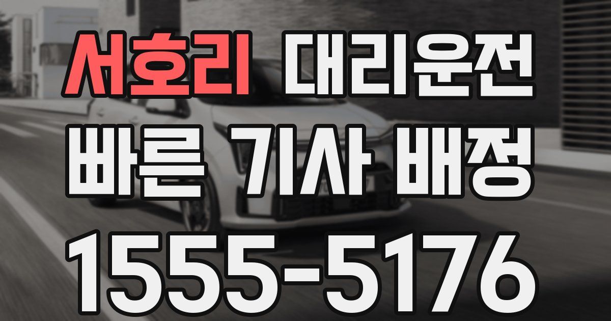 일일대리기사