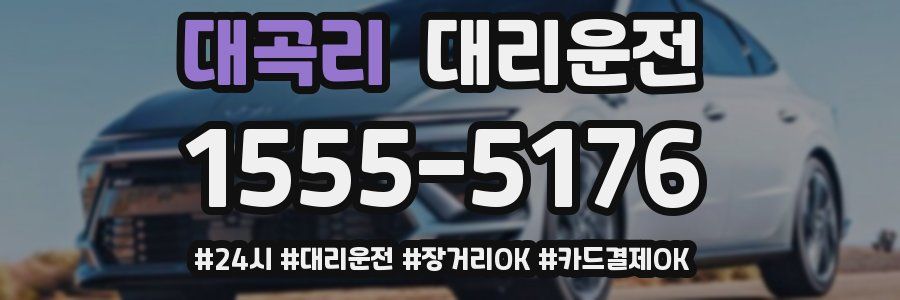 대곡리 대리운전