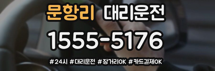 문항리 대리운전