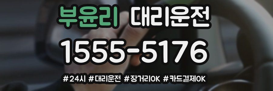 부윤리 대리운전