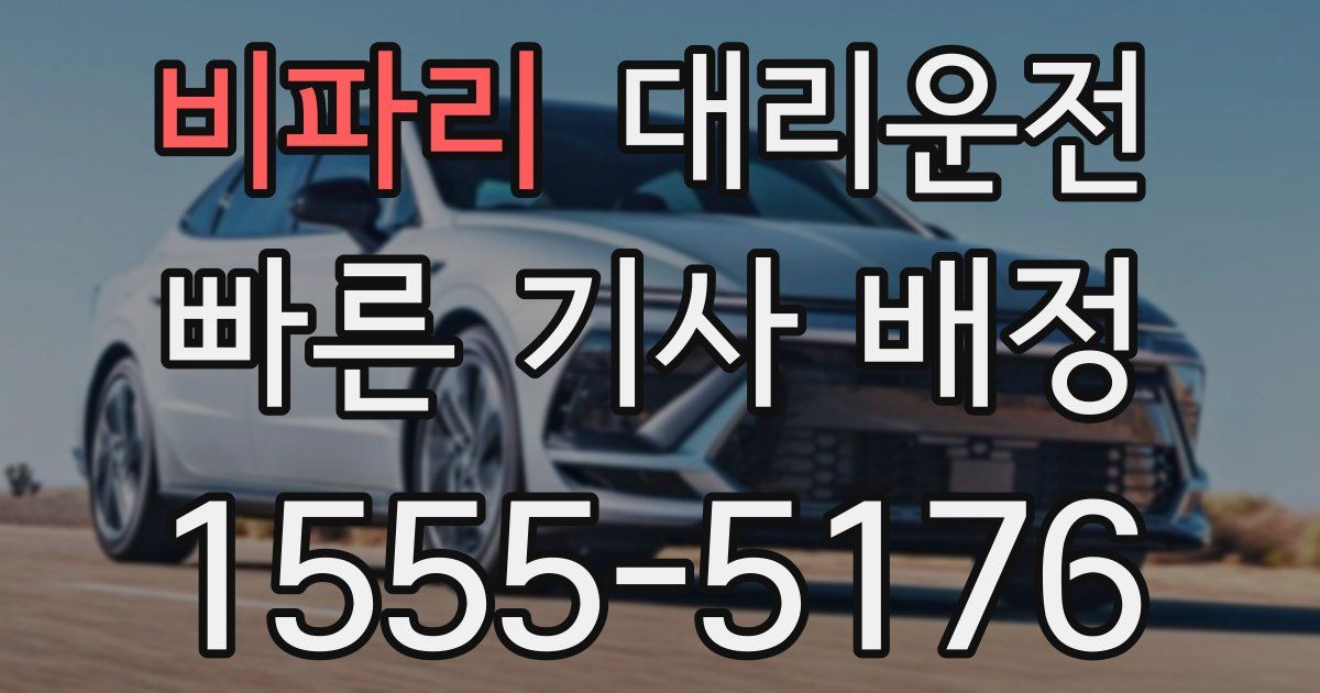 일일대리기사