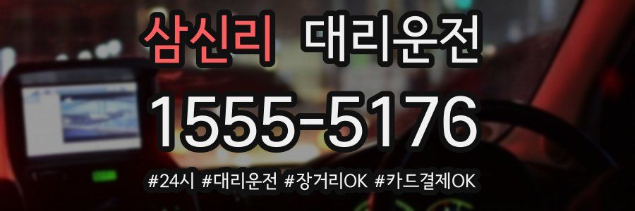 삼신리 대리운전
