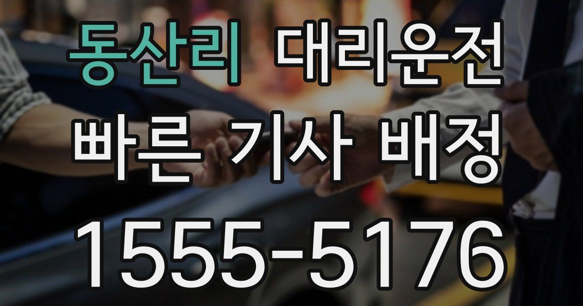 일일대리기사