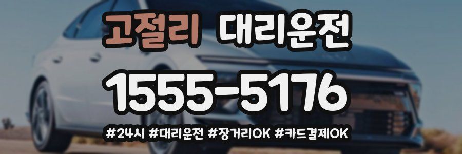 고절리 대리운전