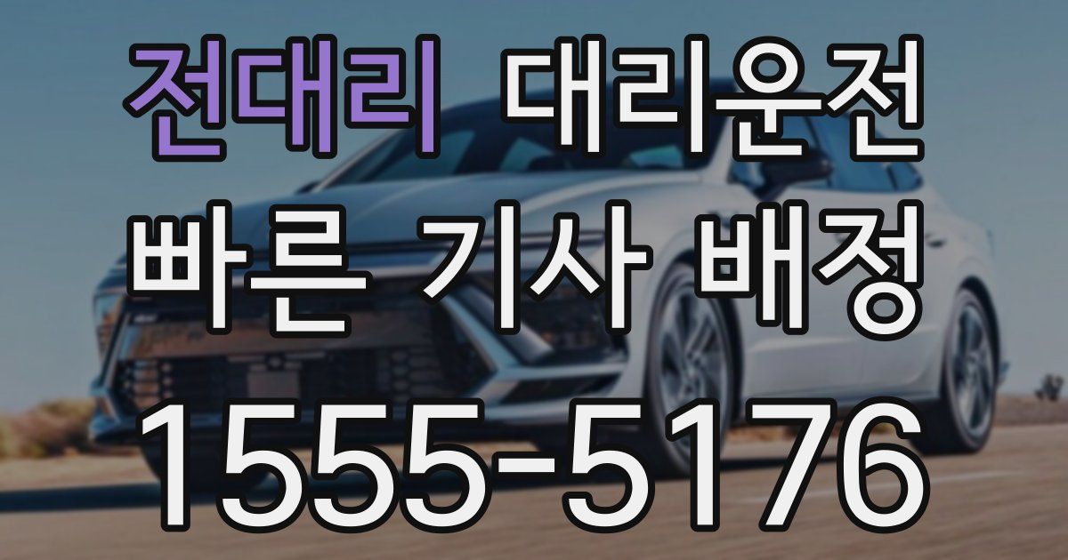 일일대리기사