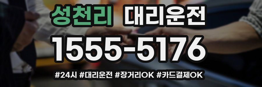 성천리 대리운전