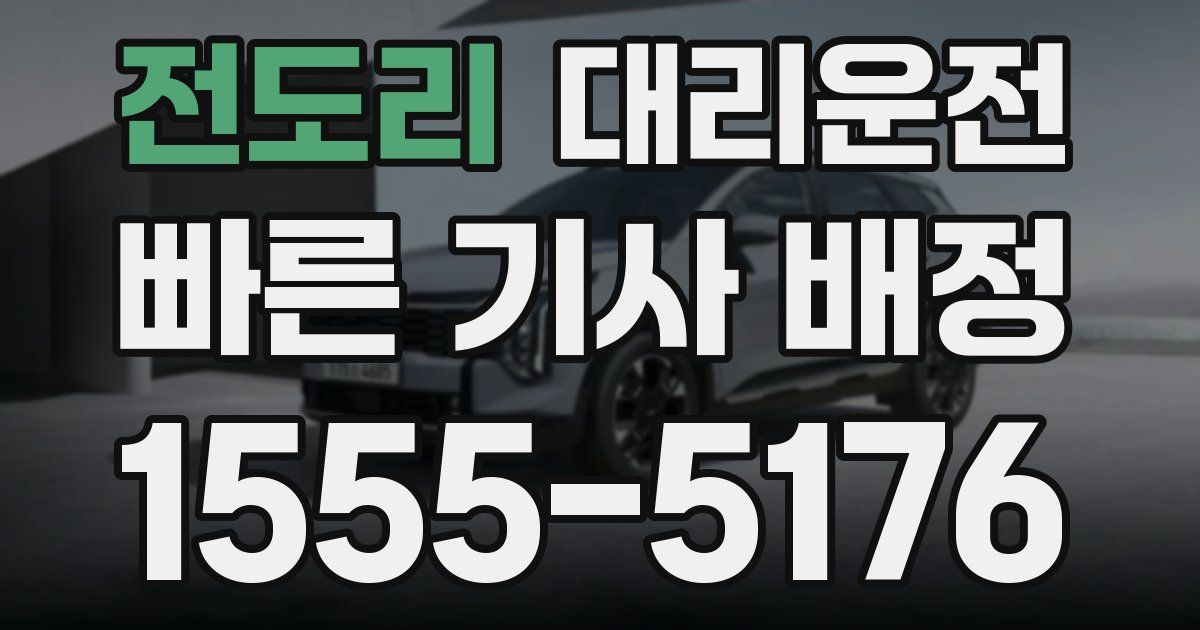 일일대리기사