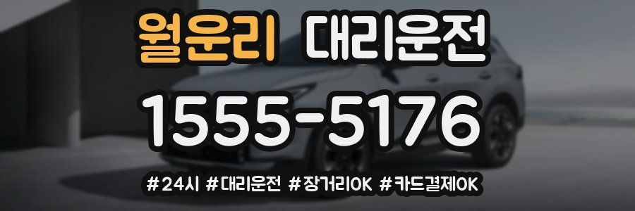 월운리 대리운전