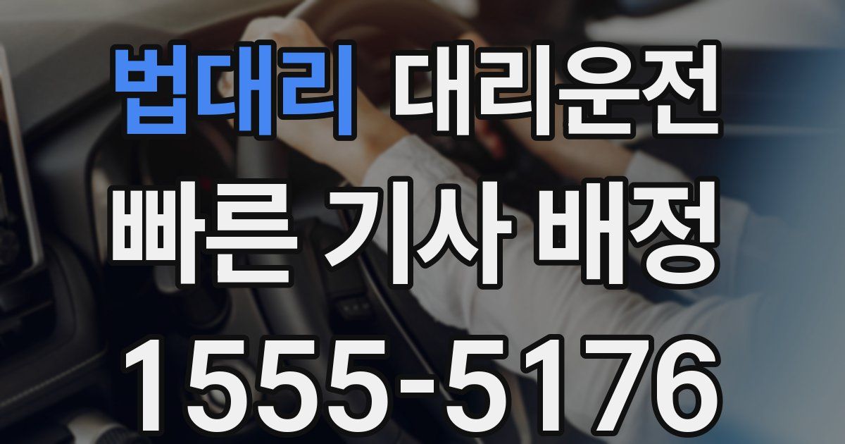 일일대리기사