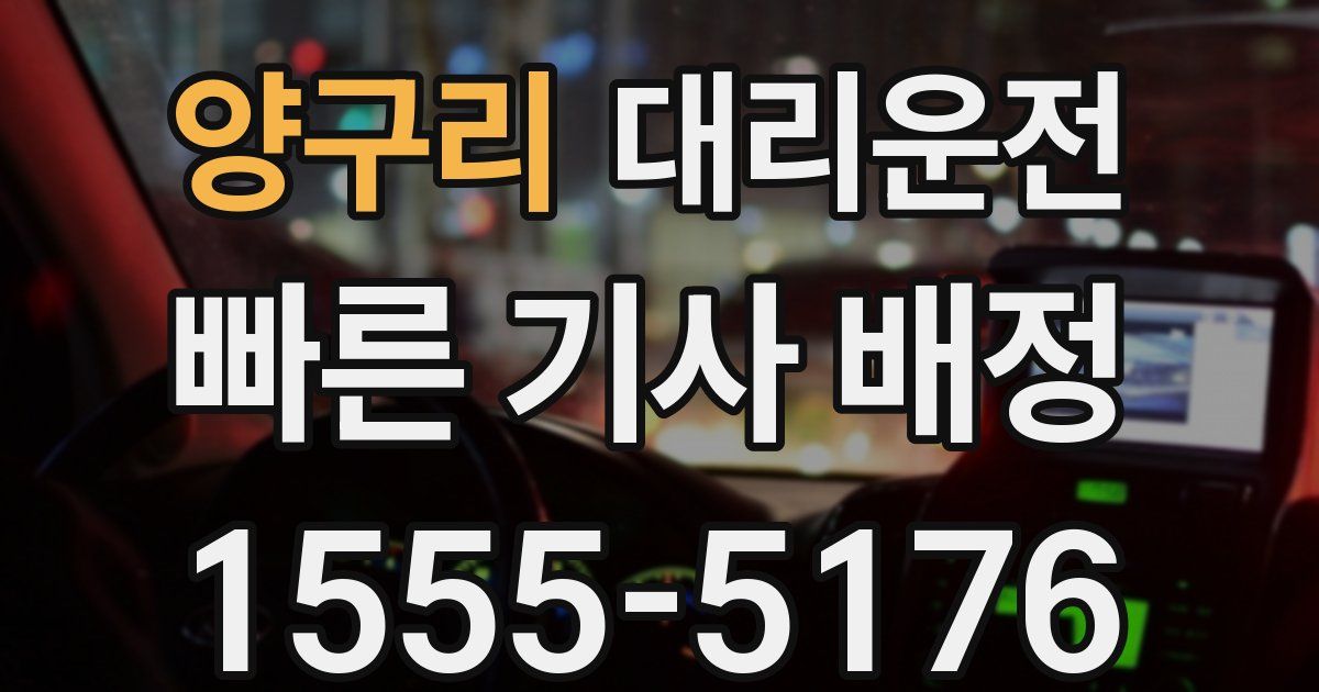 일일대리기사