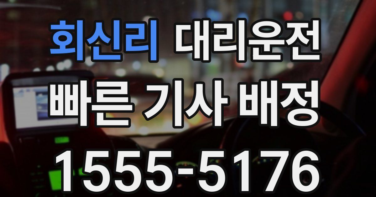 일일대리기사