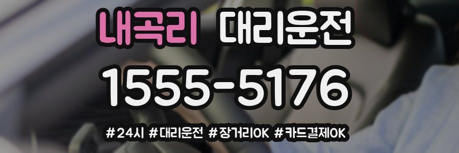 내곡리 대리운전