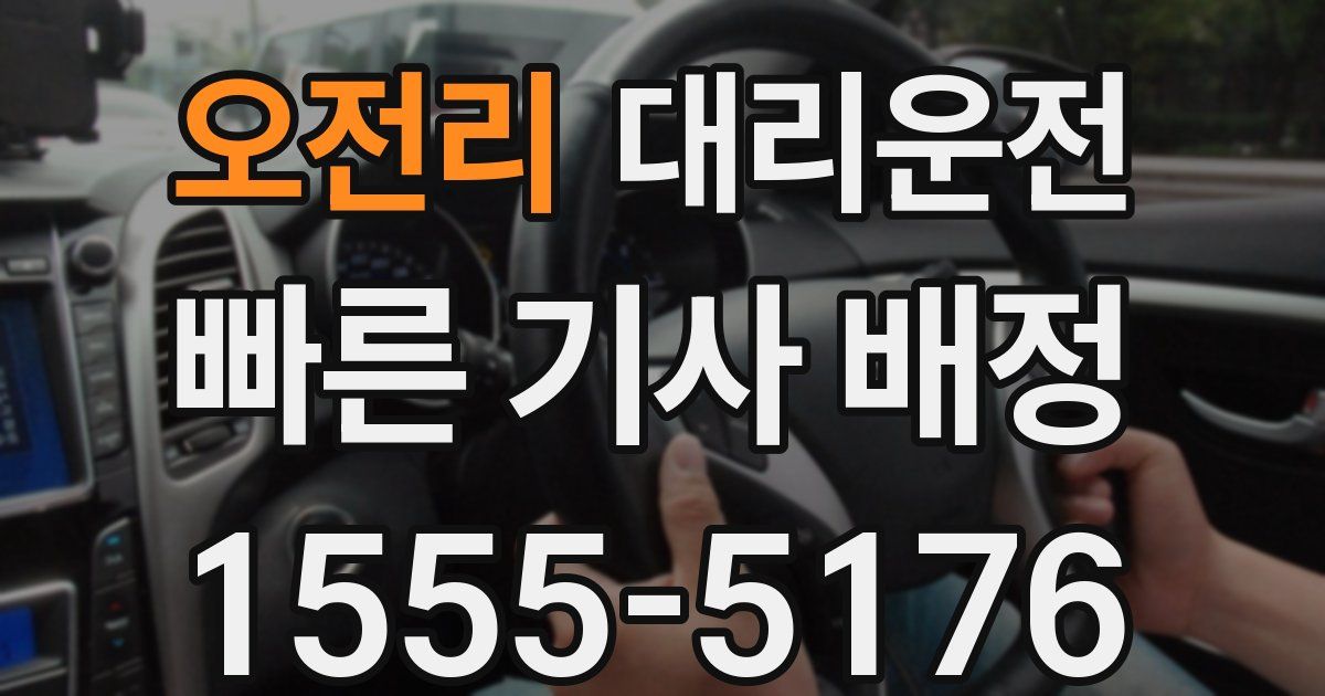 일일대리기사