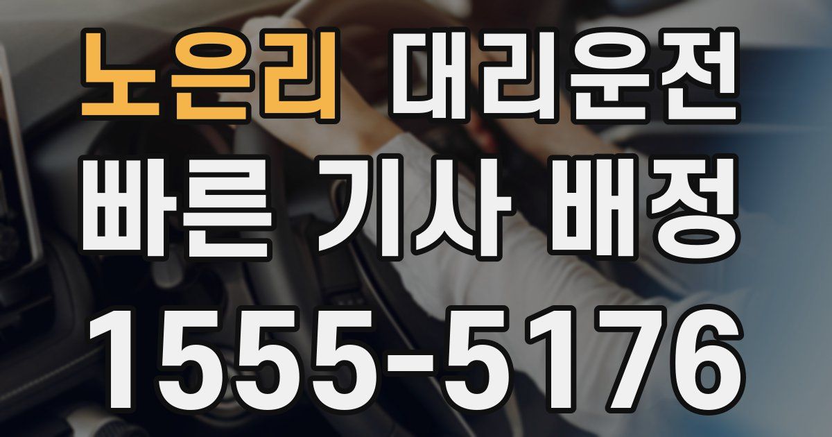 일일대리기사