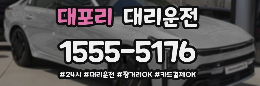 대포리 대리운전