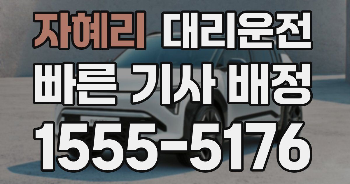 일일대리기사