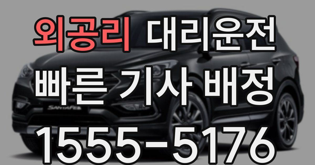 일일대리기사