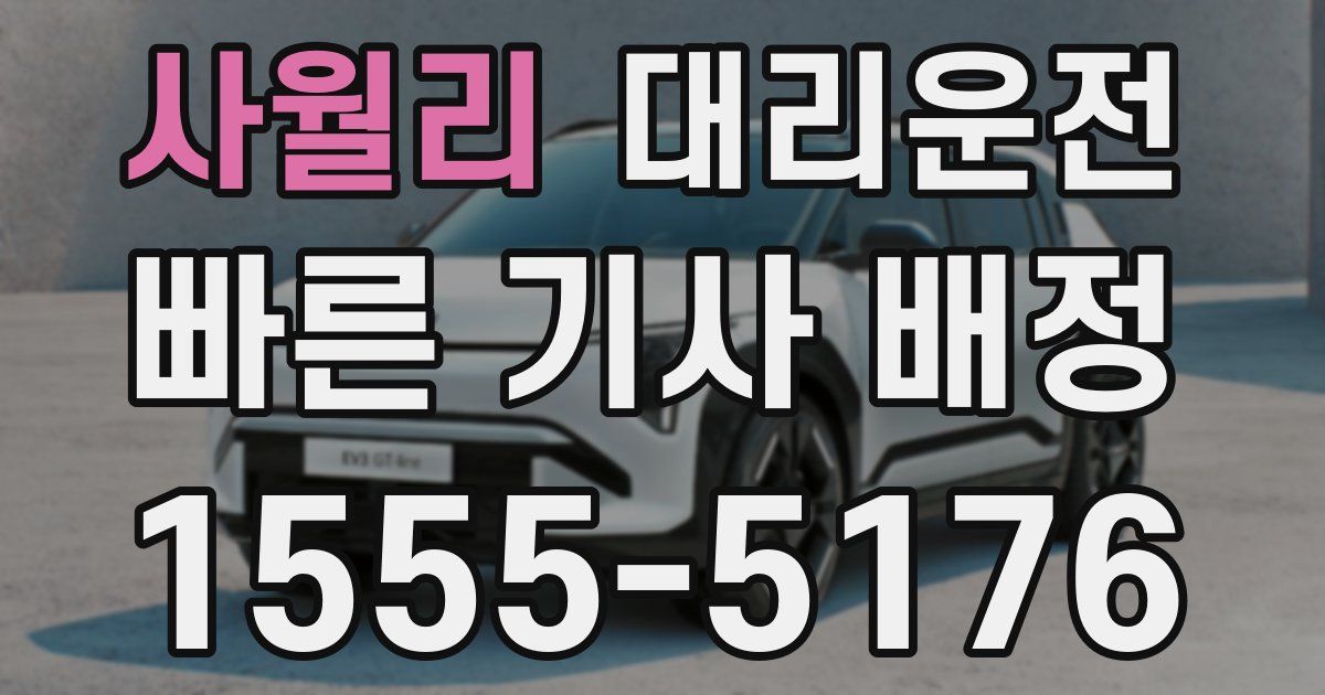 일일대리기사