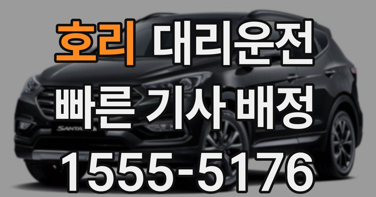 일일대리기사