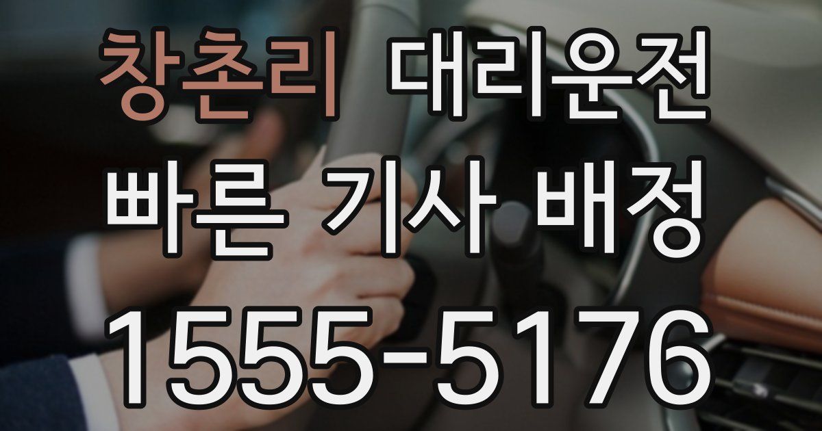 일일대리기사