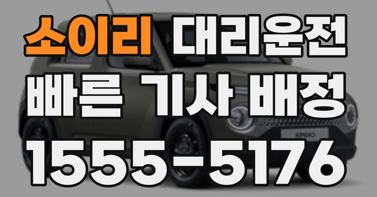일일대리기사