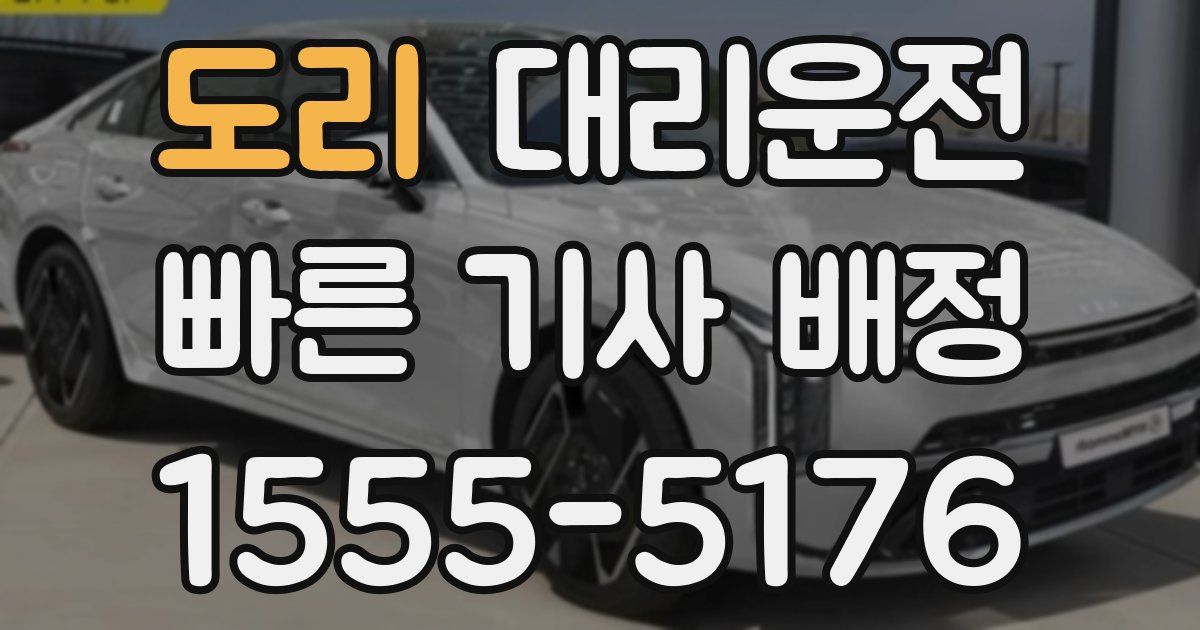 일일대리기사