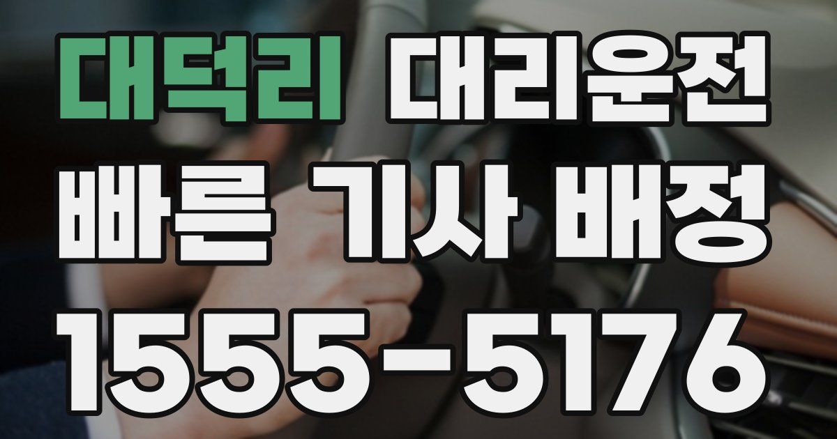 일일대리기사