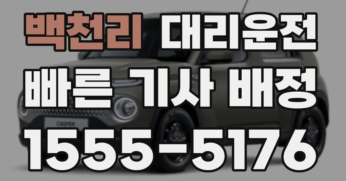 일일대리기사