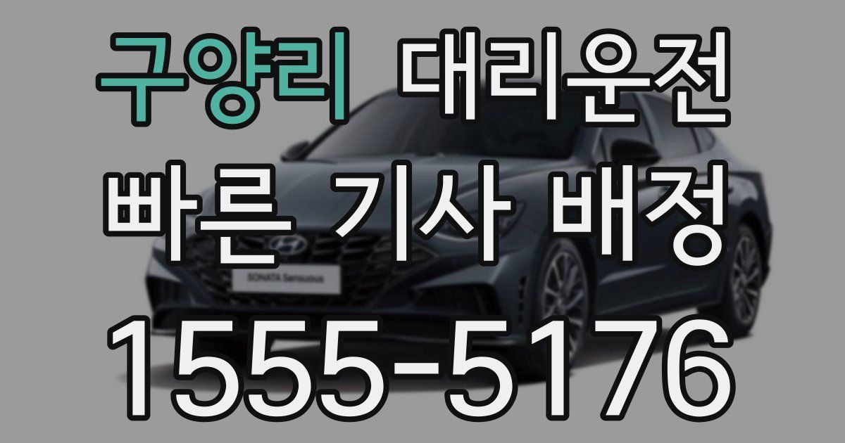 일일대리기사