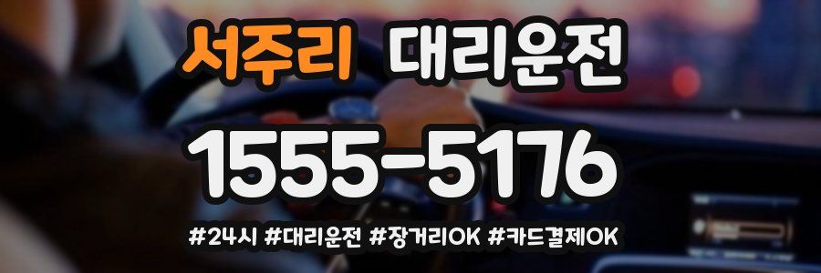 서주리 대리운전