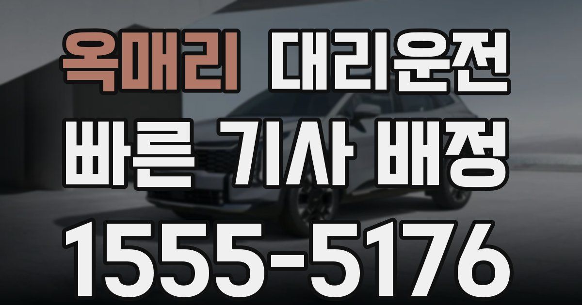 일일대리기사