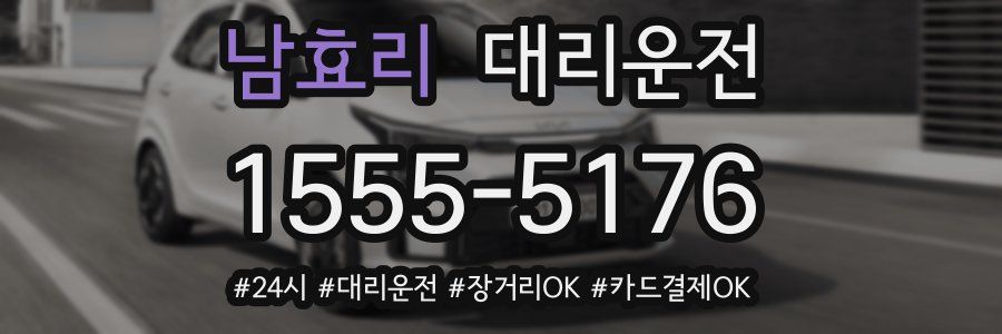 남효리 대리운전