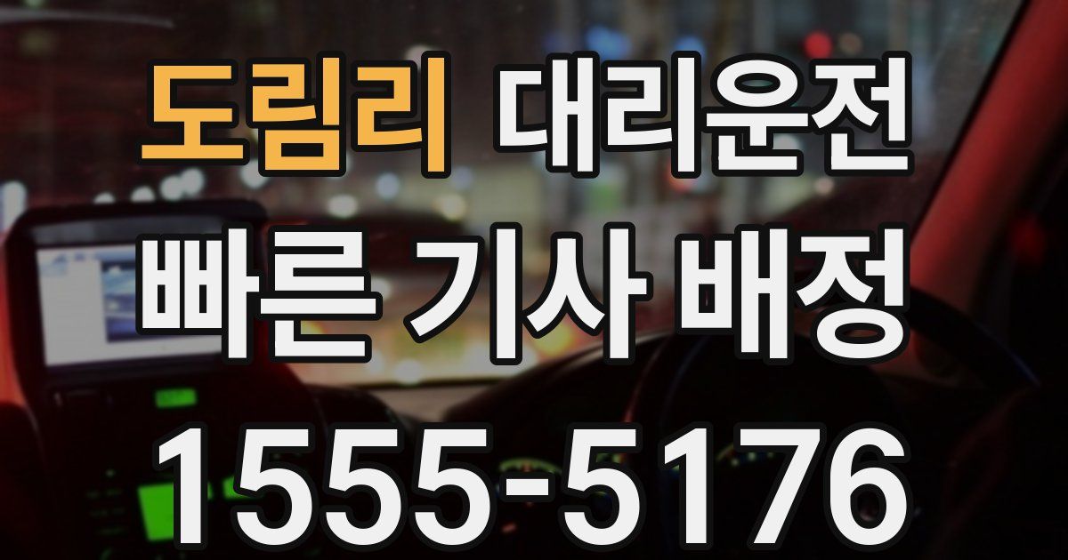 일일대리기사